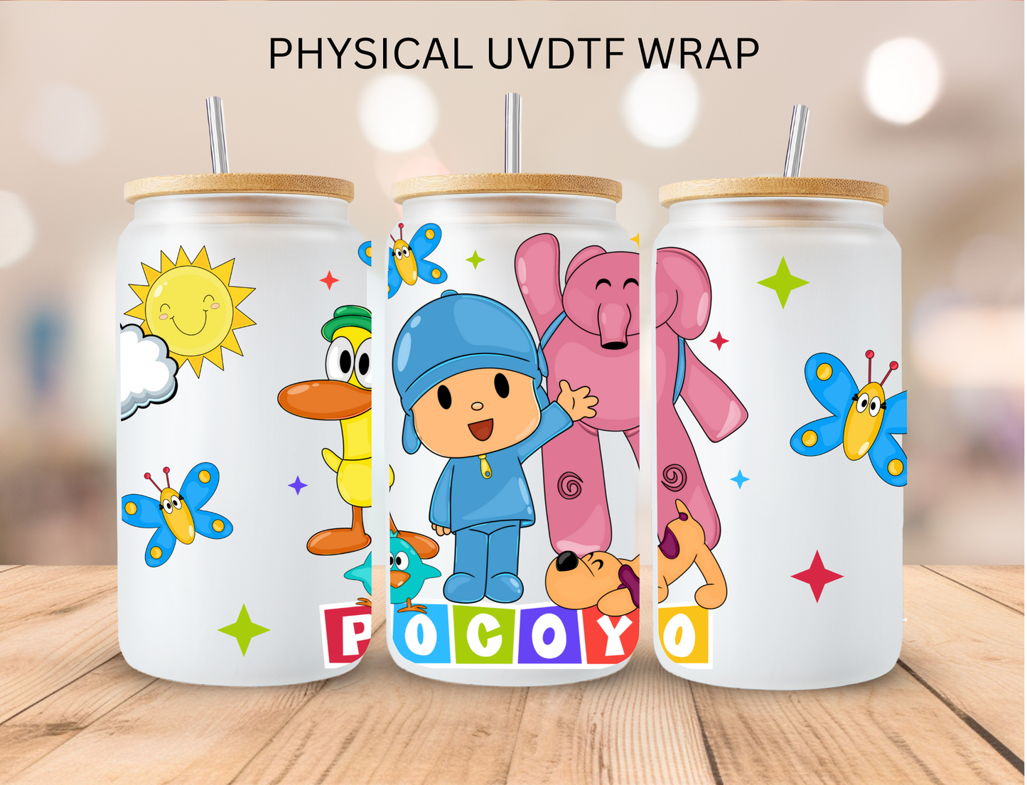 Pocoyo - 16 oz / 20 oz Libby UV DTF