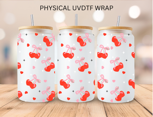 Boho Cherries - 16 oz / 20 oz Libby UV DTF