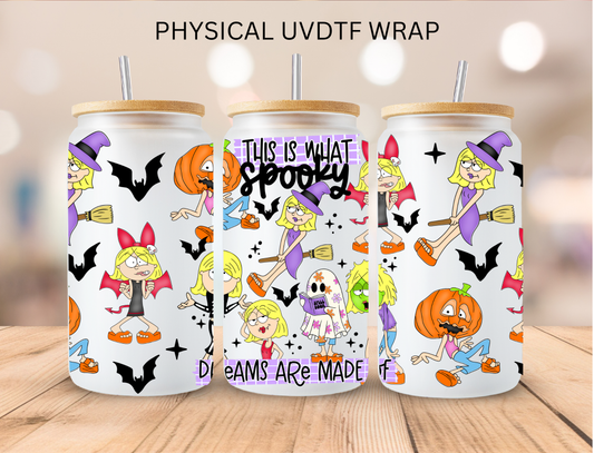 Halloween This Is What Spooky Dreams Are Made Of - 16 oz / 20 oz Libby UV DTF Wrap