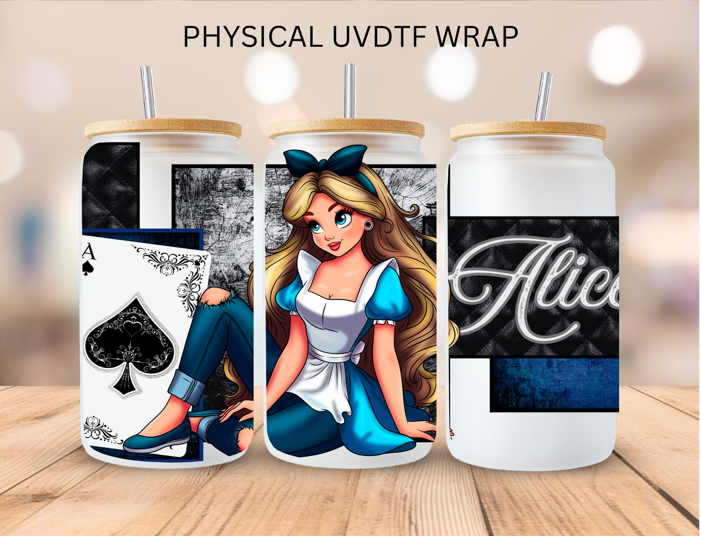 Floral Diet Coke - 16 oz / 20 oz Libby UV DTF