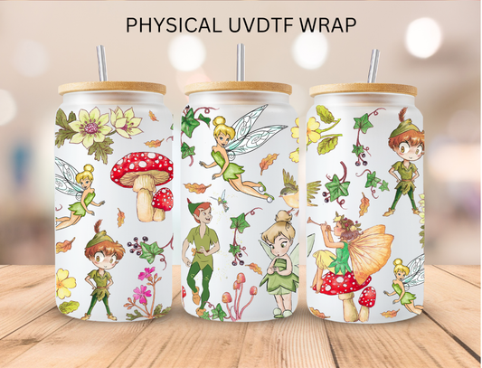 Vintage Tinker Fairy - 16 oz / 20 oz Libby UV DTF Wrap