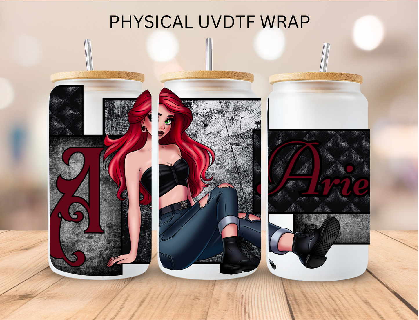 Floral Diet Coke - 16 oz / 20 oz Libby UV DTF