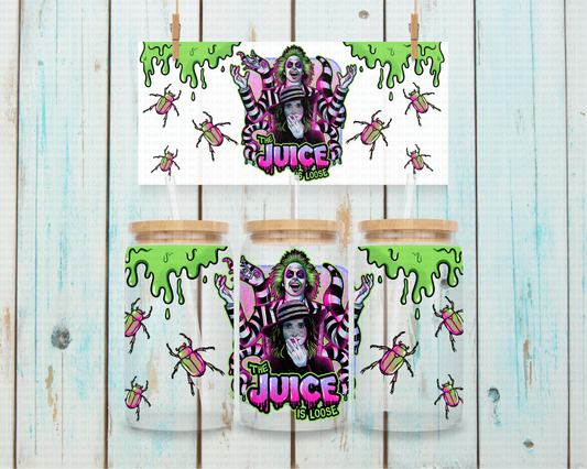 Halloween The Juice Is Loose - 16 oz / 20 oz Libby UV DTF Wrap Gravitee EXCLUSIVE