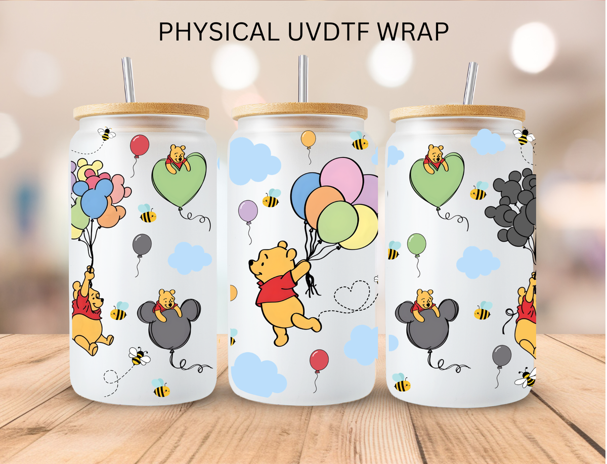 Bear And Bulk Balloons - 16 oz / 20 oz Libby UV DTF