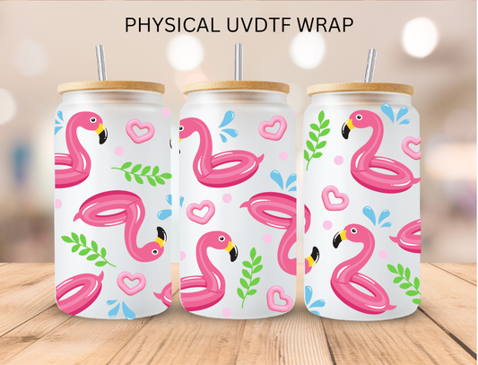 Inflatable Flamingo - 16 oz / 20 oz Libby UV DTF Wrap