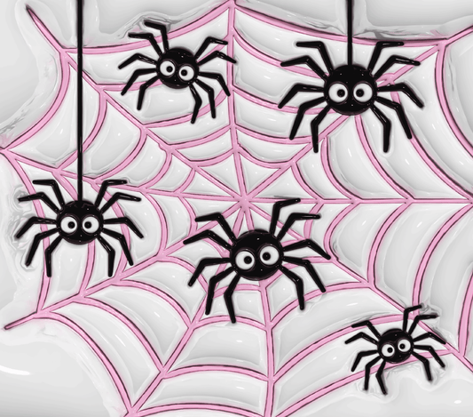 Puff Inflated Halloween Spider Webs - 20 Oz Sublimation Transfer