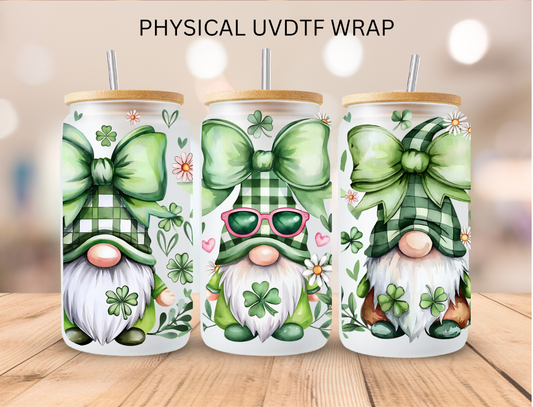 St' Patrick's Gnome - 16 oz / 20 oz Libby UV DTF
