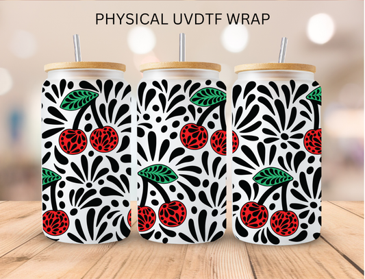 Black Cherry Talavera - 16 oz / 20 oz Libby UV DTF