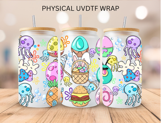 Easter Sea Friends - 16 oz / 20 oz Libby UV DTF