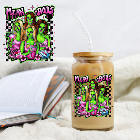 Mean Ghouls Zombie Girls - UV DTF Libby Decal Gravitee Exclusive