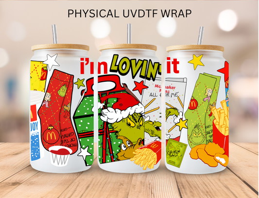 Christmas Happ Meal - 16 oz / 20 oz Libby UV DTF