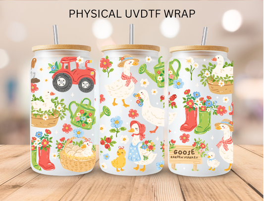 Goose Farm Aesthetic - 16 oz / 20 oz Libby UV DTF Wrap