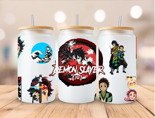 Demon Slayer - 16 oz / 20 oz Libby UV DTF Wrap