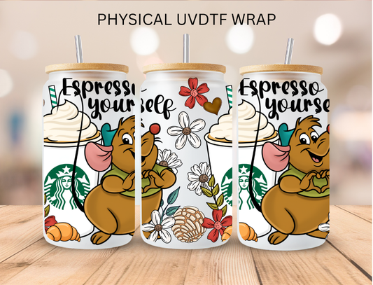 Princess Mice Espresso Yourself - 16 oz / 20 oz Libby UV DTF