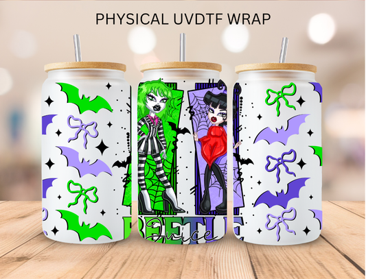 Beetle Guy Halloween- 16 oz / 20 oz Libby UV DTF Wrap
