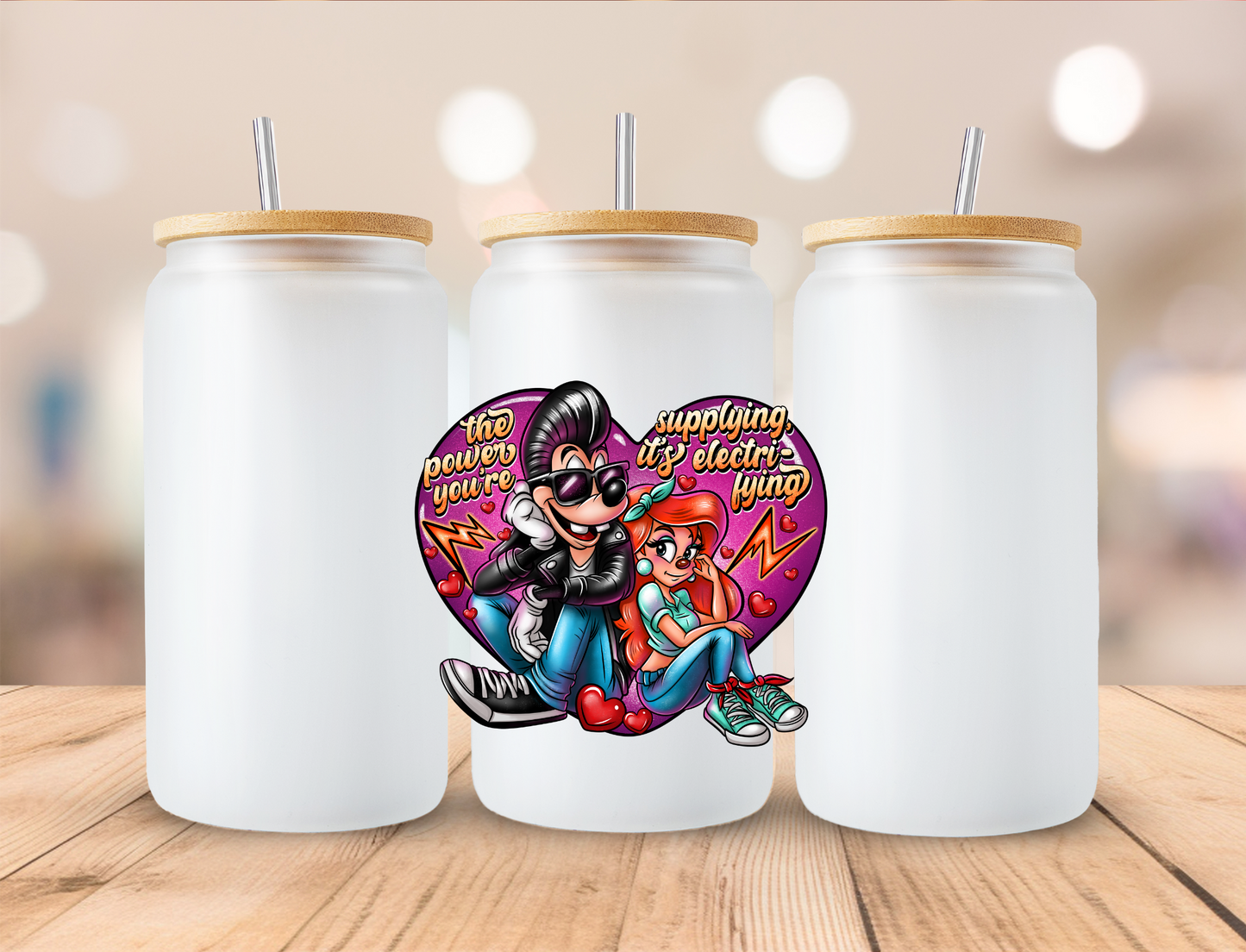 Valentines The Power Your Supplying is Electrifying - UVDTF Decals EXCLUSIVE DESIGN