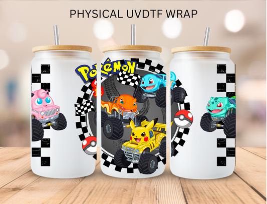 Pokemon Trucks - 16 oz / 20 oz Libby UV DTF