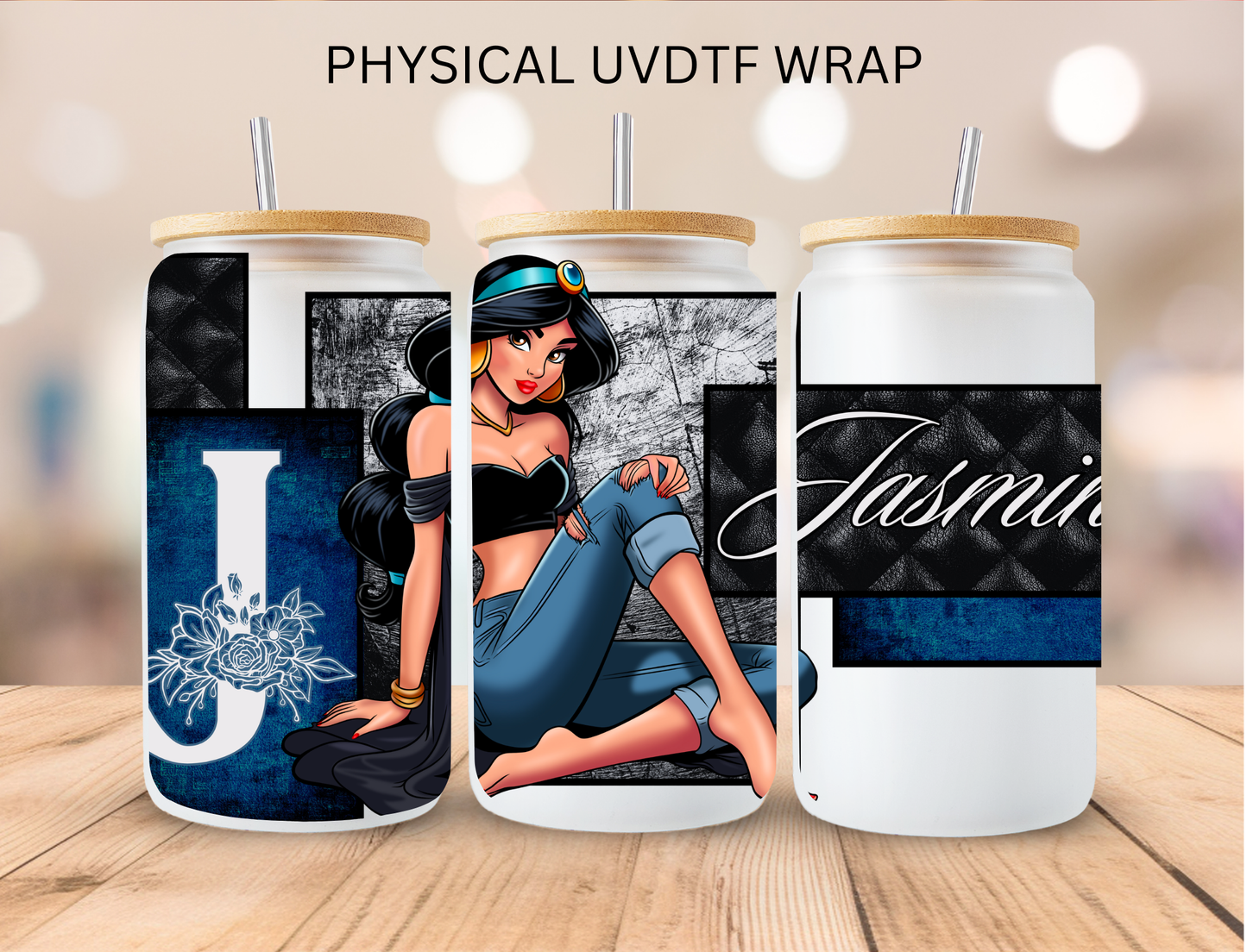 Floral Diet Coke - 16 oz / 20 oz Libby UV DTF