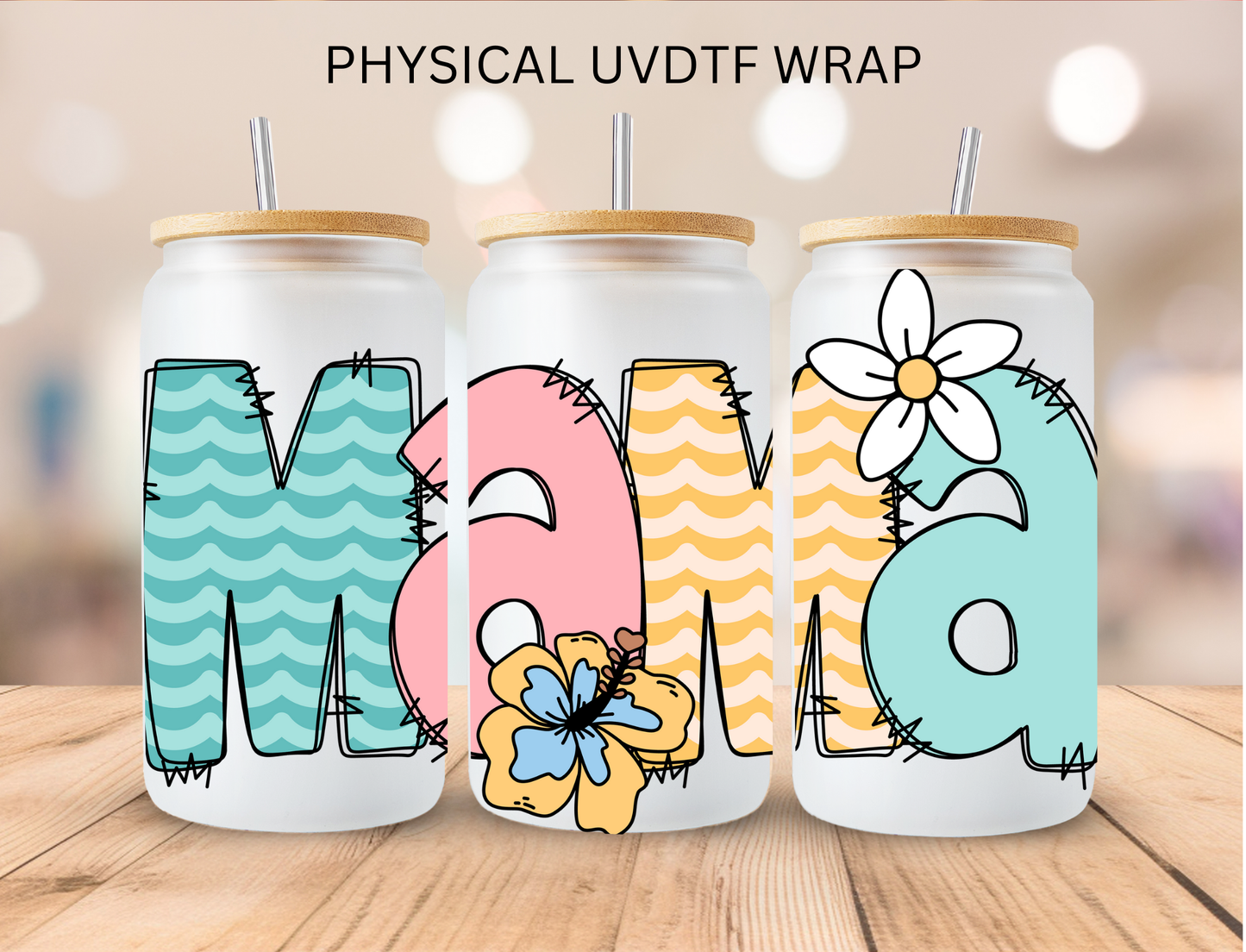 Easter MAMA - 16 oz / 20 oz Libby UV DTF