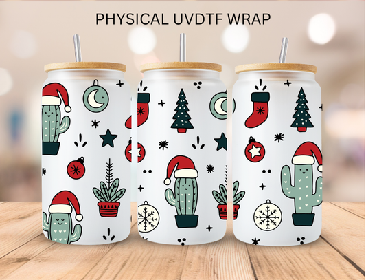 Christmas Tree Aesthetic - 16 oz / 20 oz Libby UV DTF Wrap