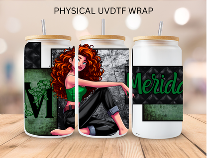 Floral Diet Coke - 16 oz / 20 oz Libby UV DTF