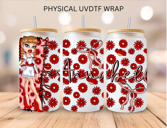 Brat Girl Annabelle - 16 oz / 20 oz Libby UV DTF Wrap