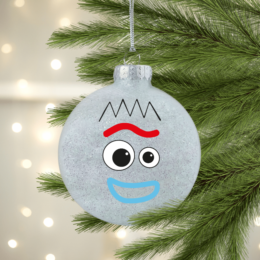 Fork Character Face Version 2 UV DTF Christmas Ornament Decal