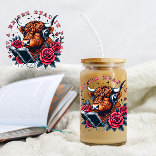 Let A Heifer Read In Peace - UVDTF decals EXCLUSIVE DESIGNER