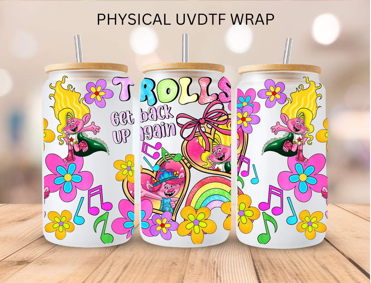 Trolls - 16 oz / 20 oz Libby UV DTF