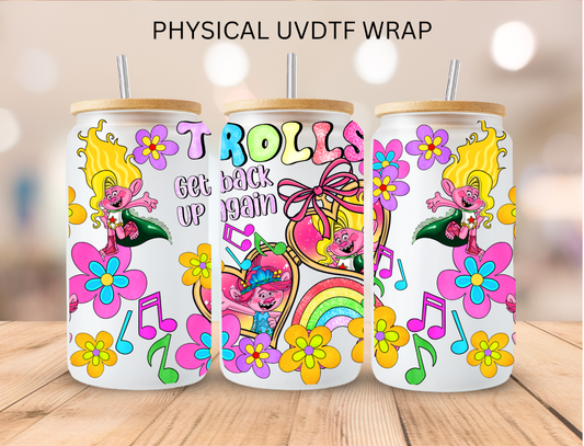 Trolls - 16 oz / 20 oz Libby UV DTF