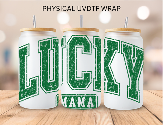 St Patty LUCKY MOM - 16 oz / 20 oz Libby UV DTF