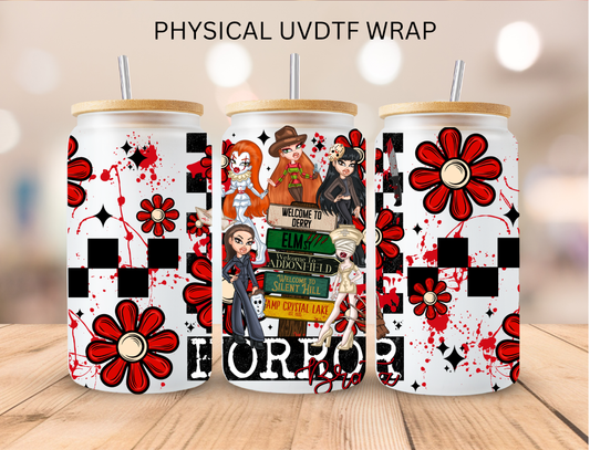 Brat Girl Horror Crew - 16 oz / 20 oz Libby UV DTF Wrap