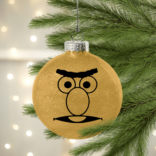 Bert UV DTF Christmas Ornament Decal