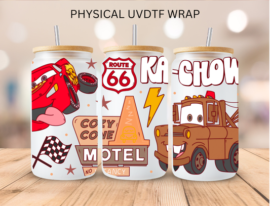 Cars Ka-Chow - 16 oz / 20 oz Libby UV DTF Wrap
