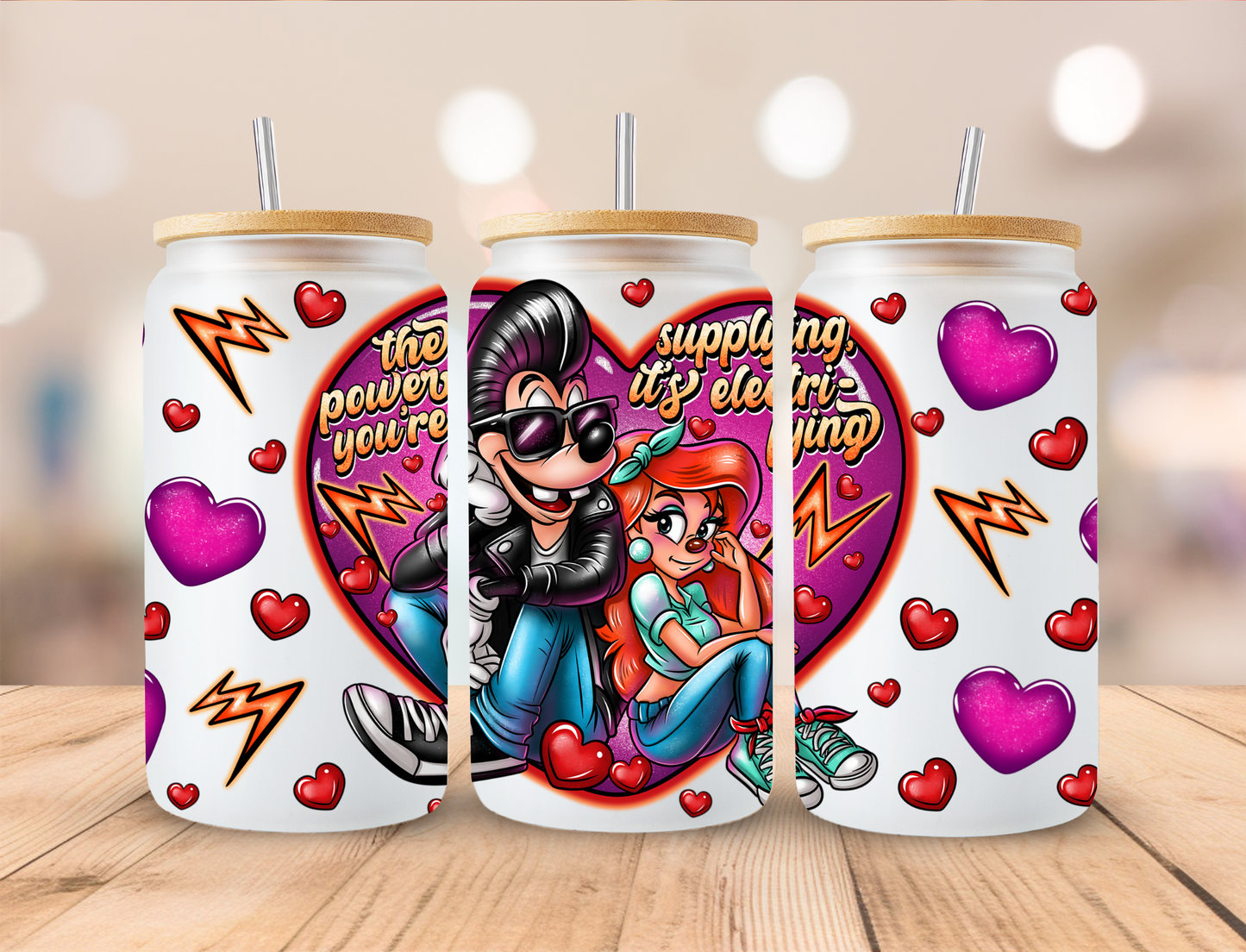 The Power Your Supplying is Amplifying Valentine - Libby UV DTF Wrap EXCLUSIVE DESIGNED