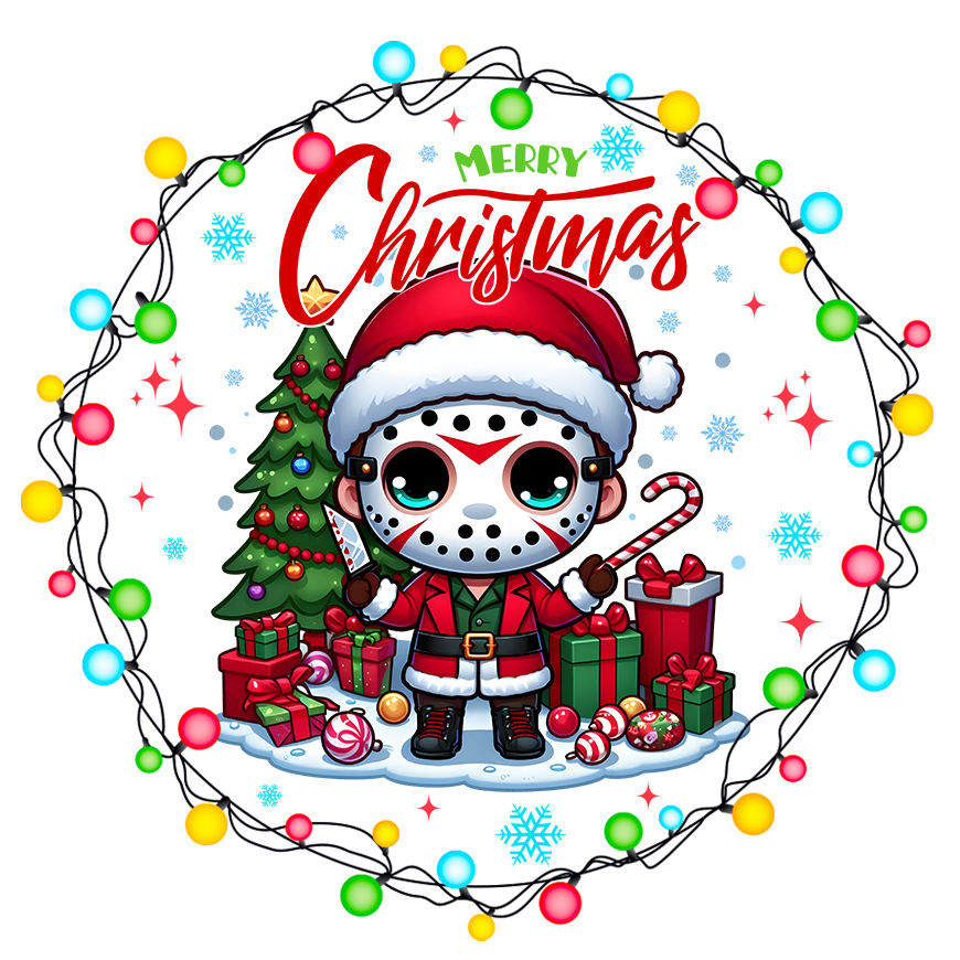 Cartoon Heros Christmas Ornament Bundle 2.8 Inch - Ornament UVDTF Decal