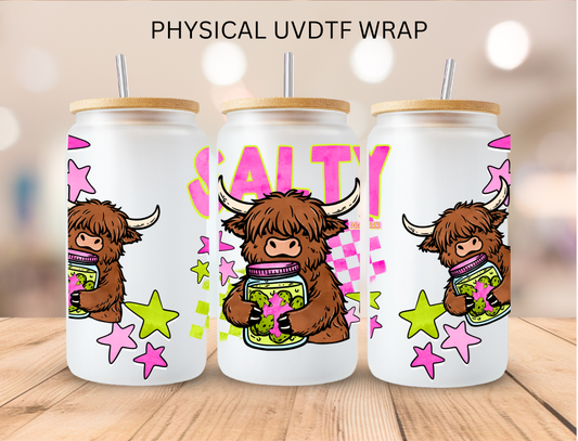 Salt Cow - 16 oz / 20 oz Libby UV DTF Wrap
