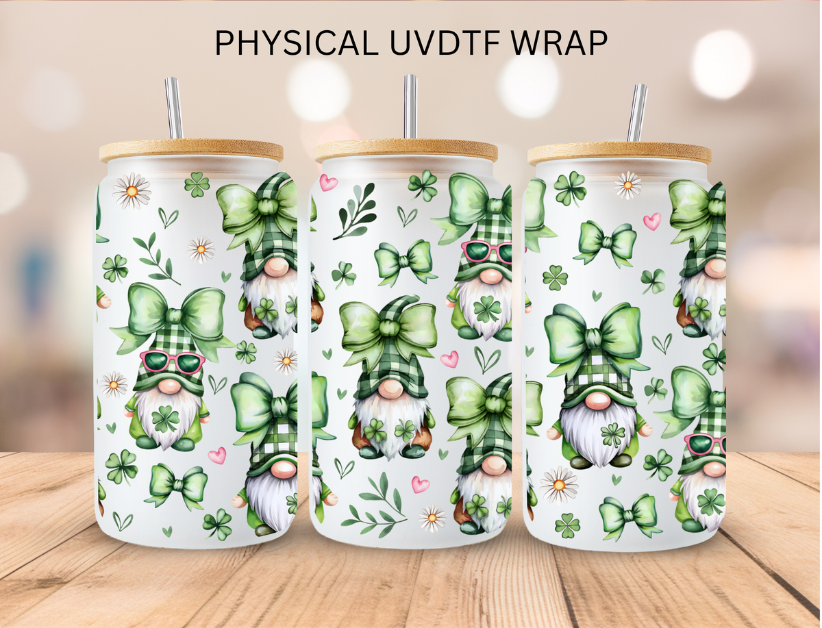 St' Patrick's Gnome's - 16 oz / 20 oz Libby UV DTF