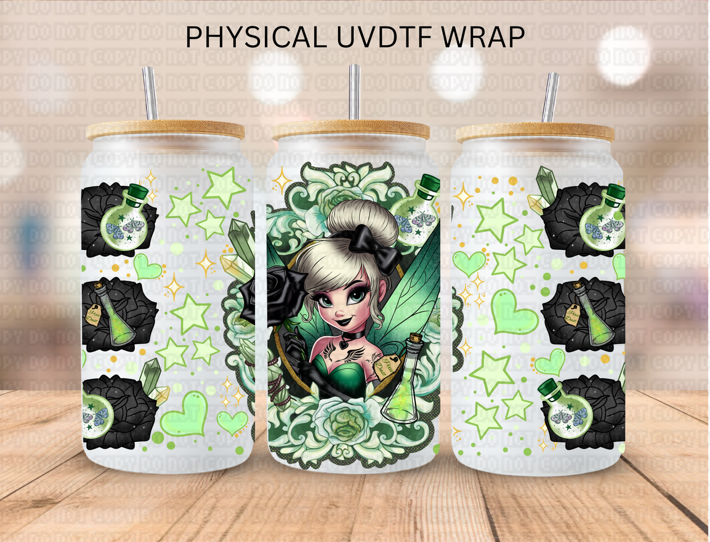 Tattoed Fairy  - 16 oz / 20 oz Libby UV DTF