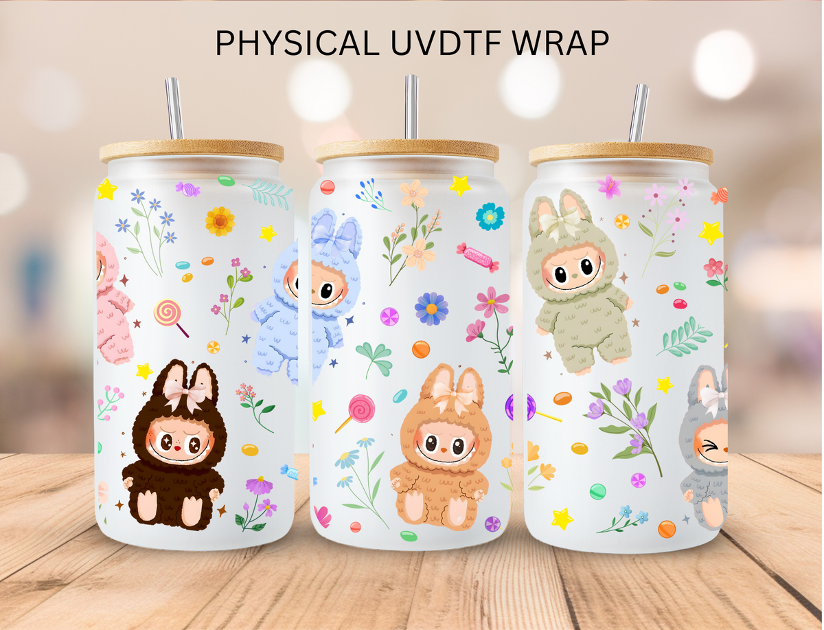 Pastel Floral Bubu - 16 oz / 20 oz Libby UV DTF