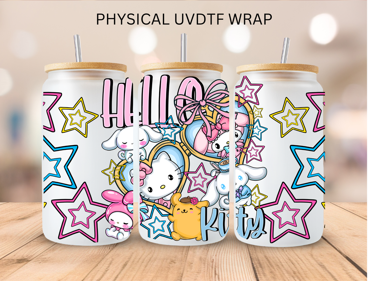Pastel Kitty - 16 oz / 20 oz Libby UV DTF