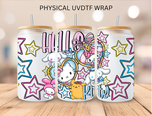 Pastel Kitty - 16 oz / 20 oz Libby UV DTF