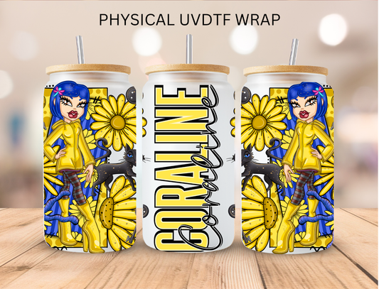 Brat Girl Coraline - 16 oz / 20 oz Libby UV DTF Wrap