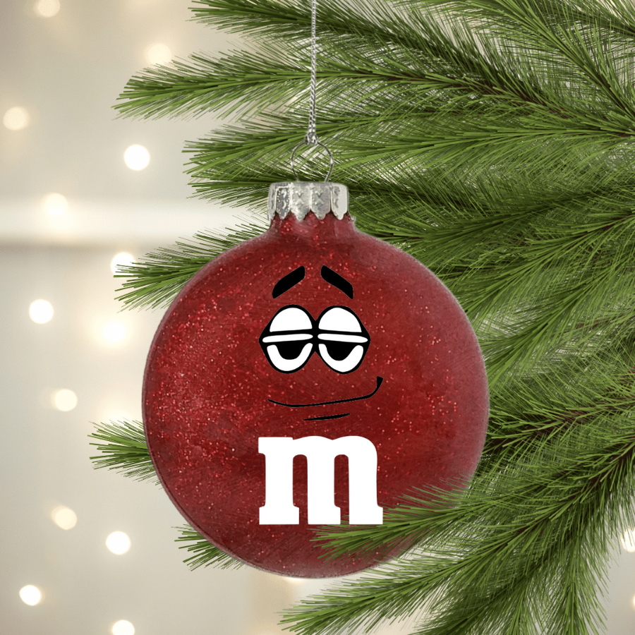 Unsure Chocolate Candy UV DTF Christmas Ornament Decal