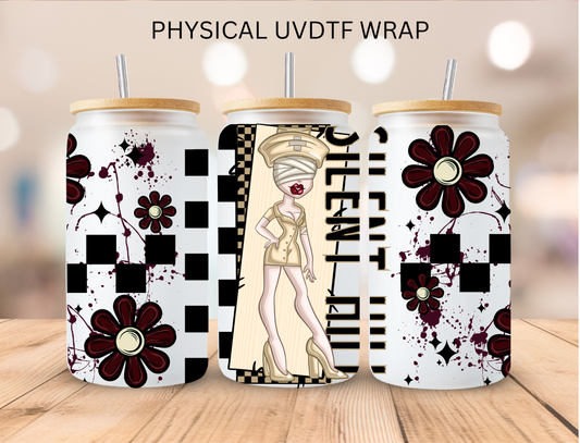 Brat Girl Silent Hill - 16 oz / 20 oz Libby UV DTF Wrap