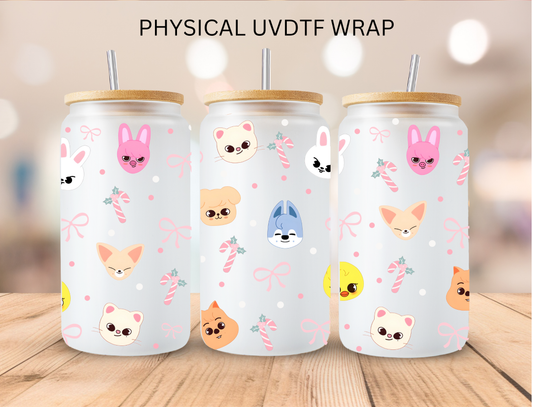Kids Characters - 16 oz / 20 oz Libby UV DTF Wrap