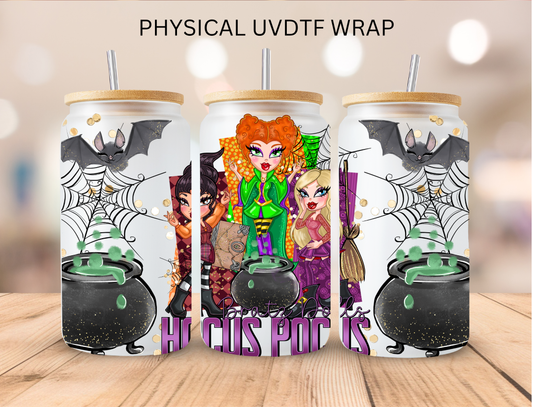 Brat Girl Witches - 16 oz / 20 oz Libby UV DTF Wrap