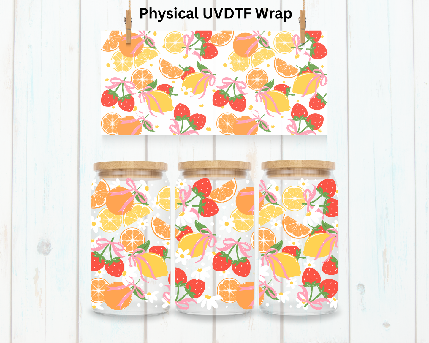 Tangerine and Berries - 16 oz / 20 oz Libby UV DTF