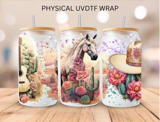 Western Horse - 16 oz / 20 oz Libby UV DTF