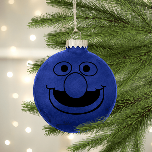 Grover UV DTF Christmas Ornament Decal